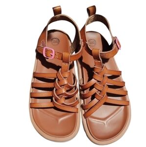 Brown Strappy Sandals